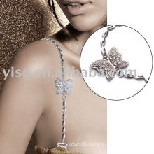 butterfly metal bra strap